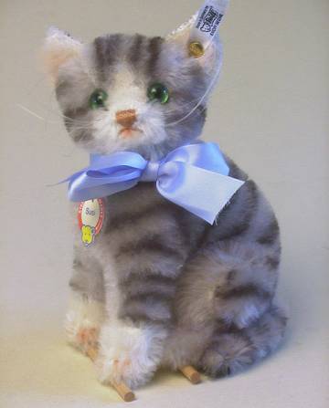 STEIFF Ltd SUSI CAT 1936 - GREY STRIPED - RETIRED