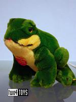 Steiff 056512 CAPPY THE FROG CUDDLY SOFT GREEN WOVEN FUR 2002
