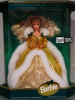 Barbie 12155 BLOND HAPPY HOLIDAYS NRFB 1994