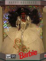 Barbie 2396 AFRO AMERICAN HAPPY HOLIDAYS NRFB 1992