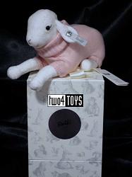 Steiff Selection Baby 239052 LAMB WITH MUSIC BOX ROSE